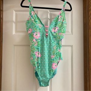 Lilly Pulitzer Jaspen one piece swimsuit 10 NWT